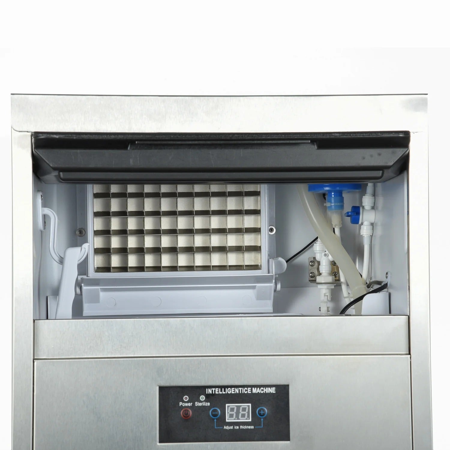 COOLBABY Industrial Ice Machine, Ice Maker, Capacity 80 kg