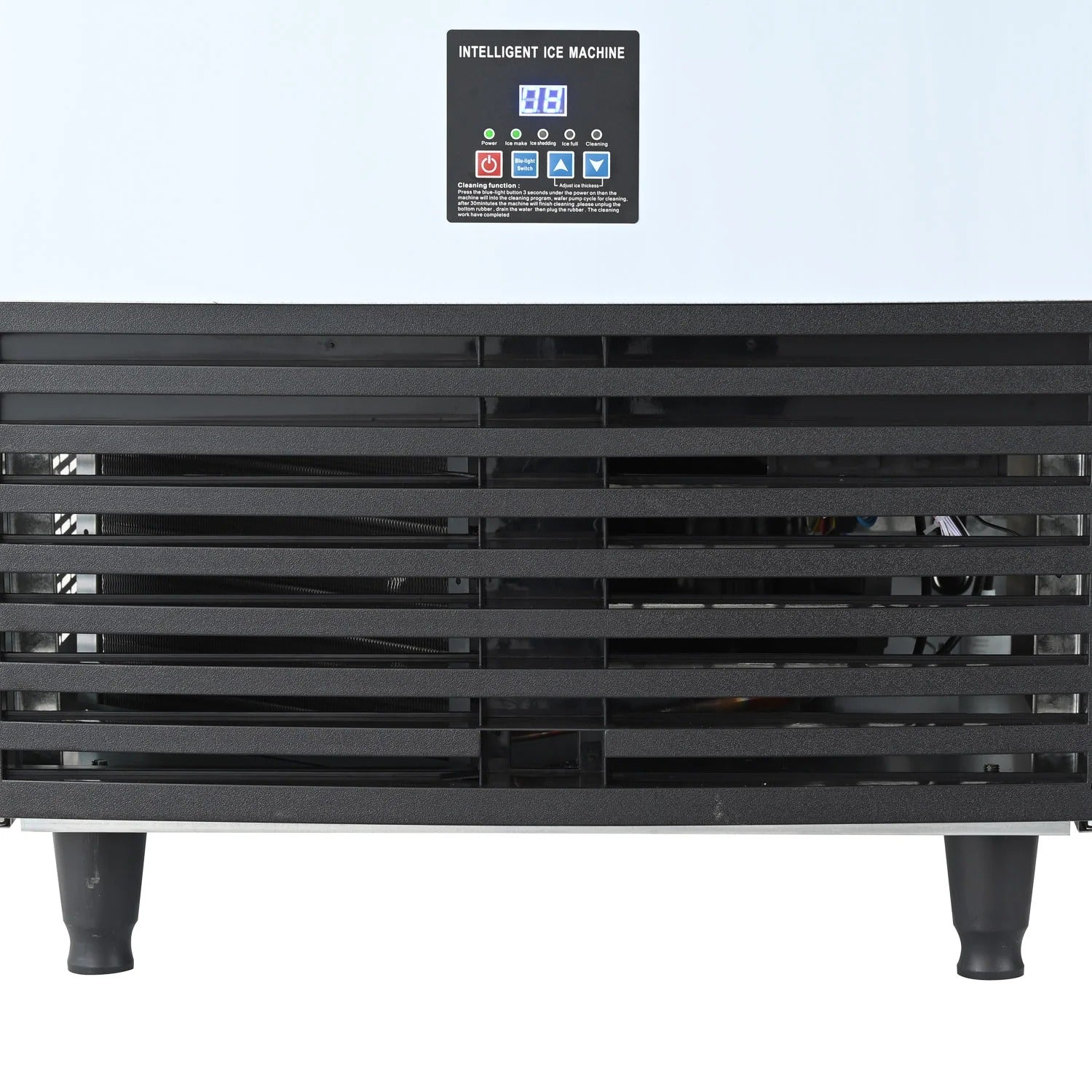 Industrial Ice Machine, Stainless Steel Ice Maker with 240 kg Daily Capacity