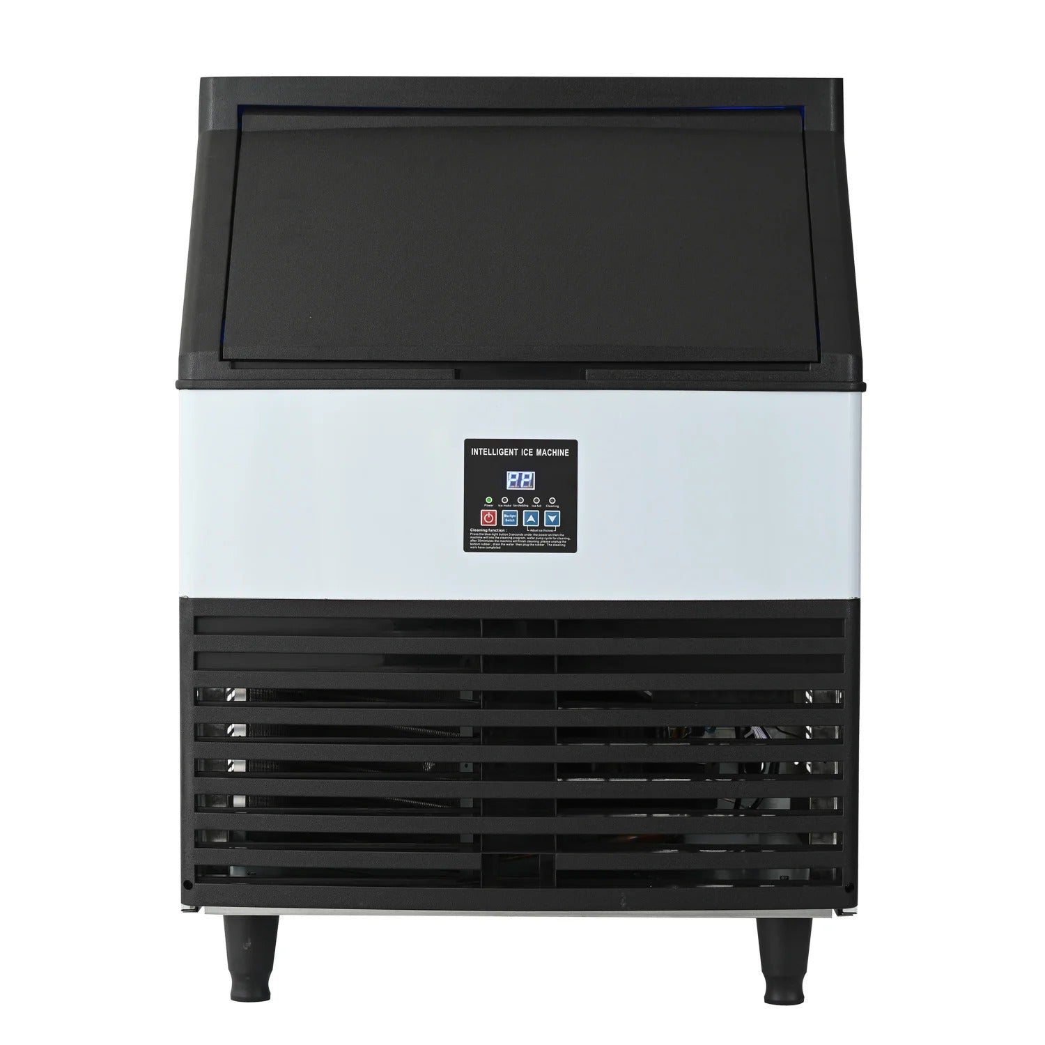 Industrial Ice Machine, Stainless Steel Ice Maker with 240 kg Daily Capacity