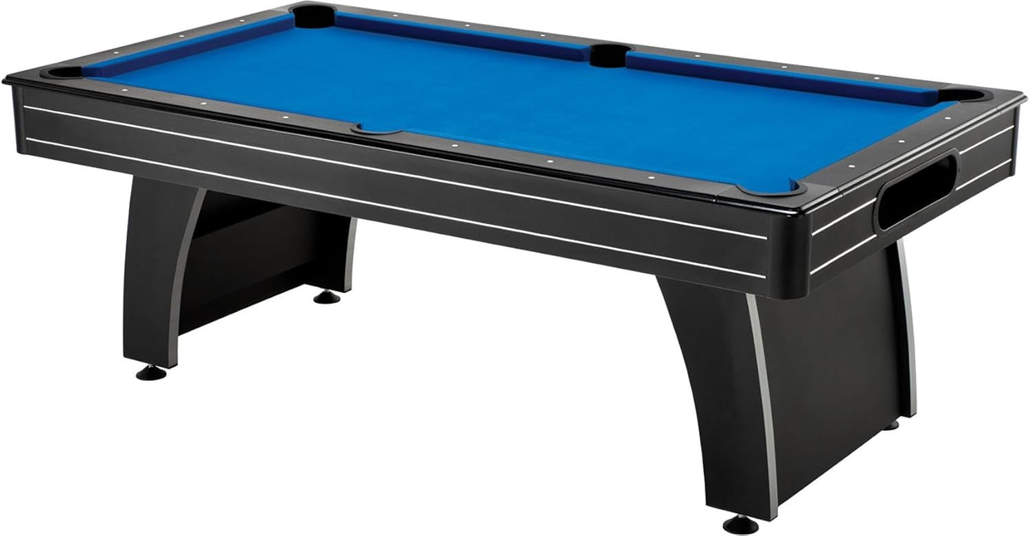 Home I Pool Table – 8ft | Black Finish | Ball Return System