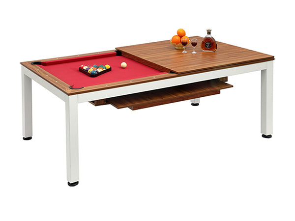 2-in-1 Dining Pool Table 7ft. with Dining Top