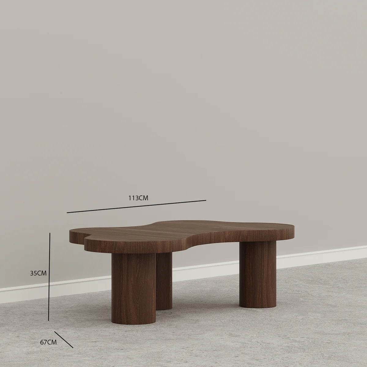 Coffee Table – Modern Walnut Elegance