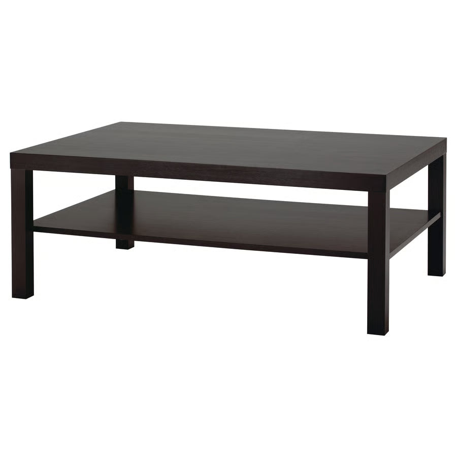 Coffee Table, Black-Brown, 118×78 cm