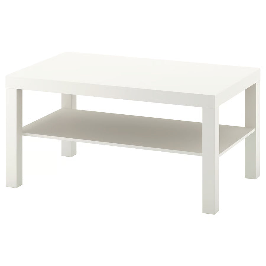 Coffee Table, White, 90×55 cm
