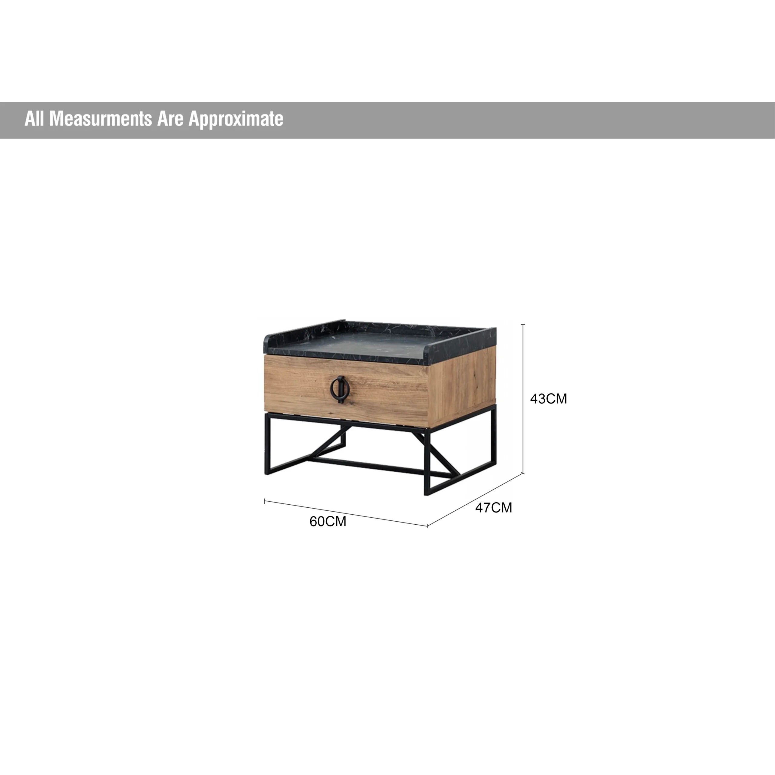 5 Pcs Queen Bedroom Set (With Hydraulic Storage) – Brown