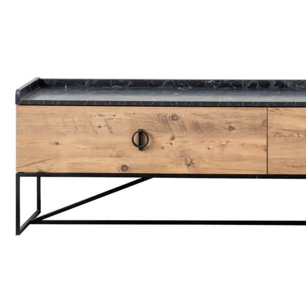 Loft TV Cabinet – Black Top