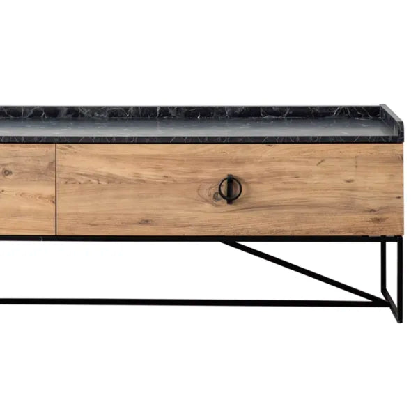 Loft TV Cabinet – Black Top