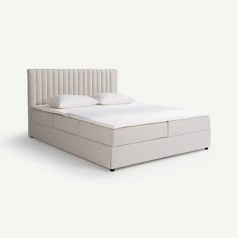 King Bed 180x200cm – Elegant Beige