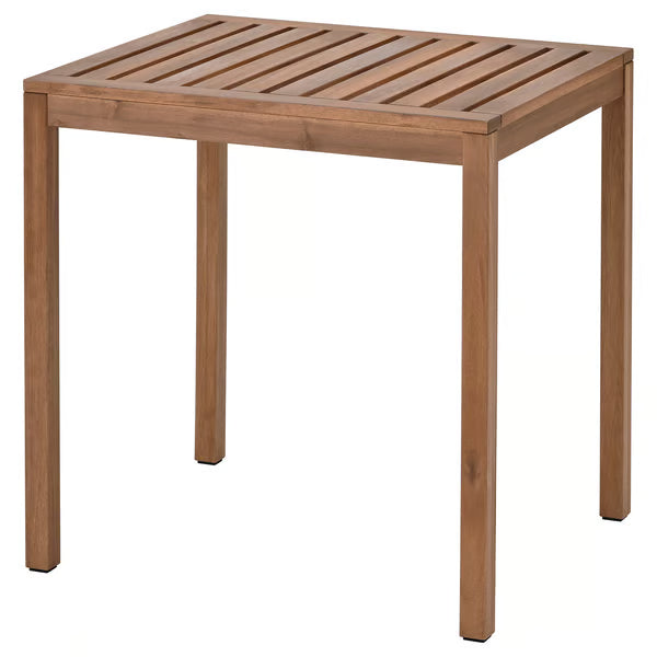 Coolbaby Table, Outdoor, Light Brown Stained, 75X63 Cm
