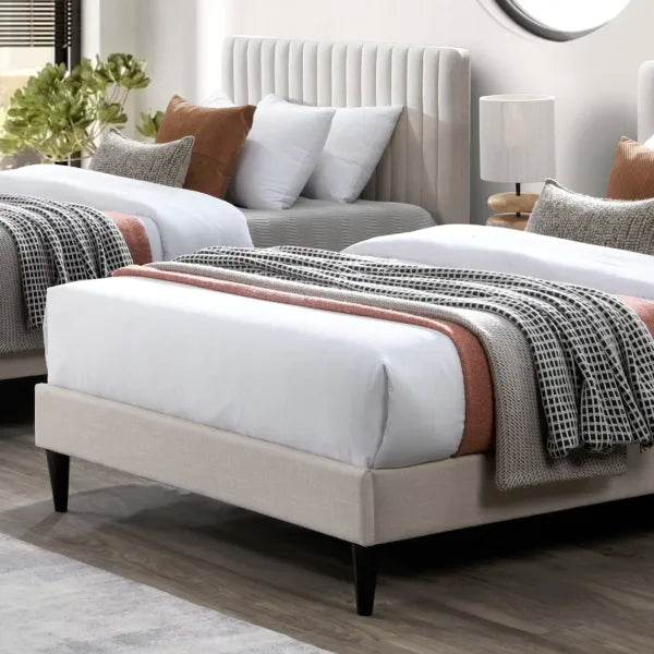 Nastya Single Bed – Beige