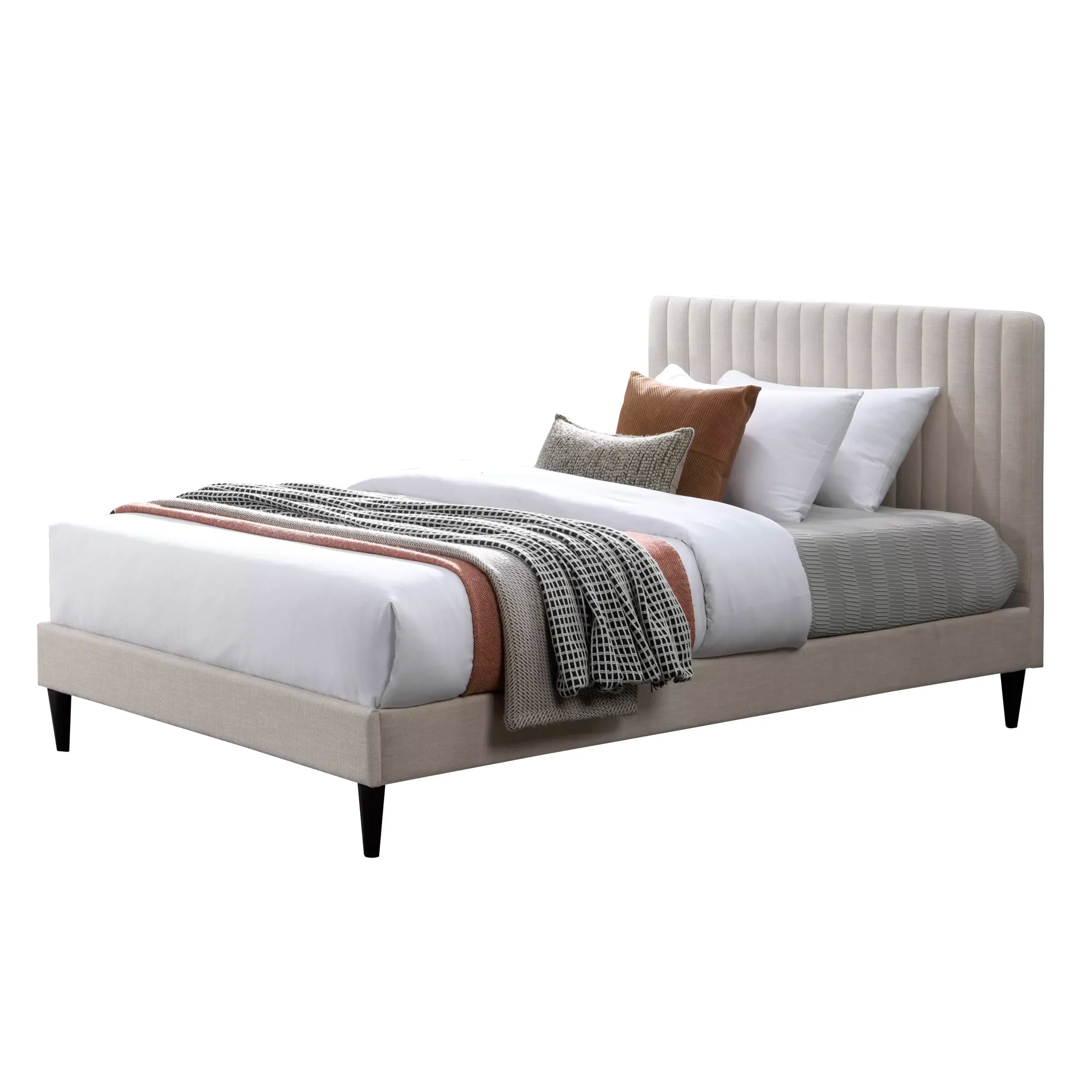 Nastya Single Bed – Beige