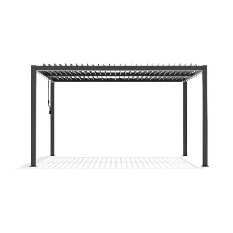 Outdoor Pergola & Screen with LED Light (300×400 cm)