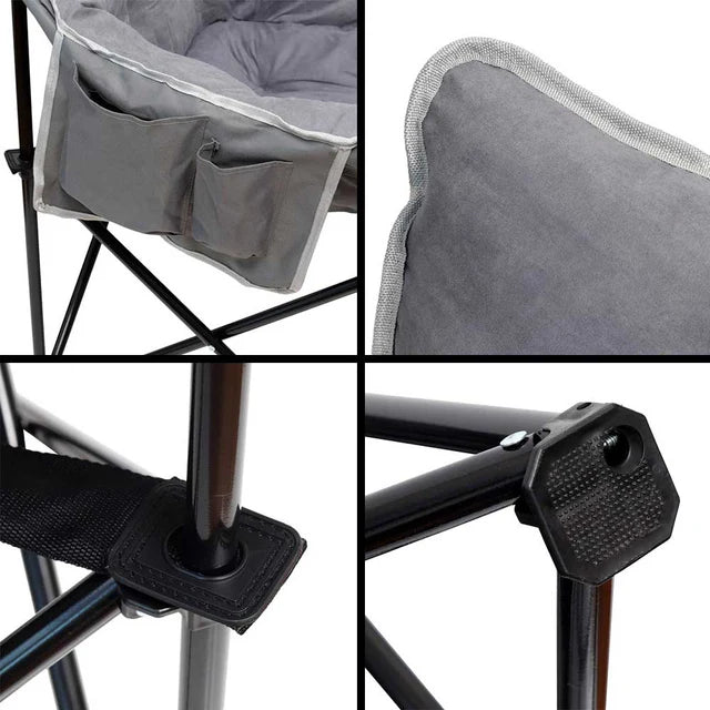 Padded Folding Club Camping Chair