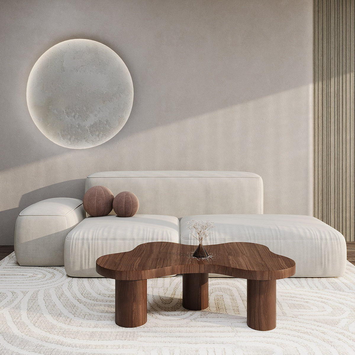 Coffee Table – Modern Walnut Elegance