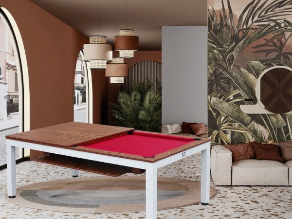 2-in-1 Dining Pool Table 7ft. with Dining Top