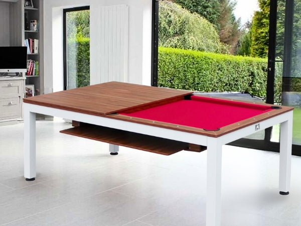 2-in-1 Dining Pool Table 7ft. with Dining Top