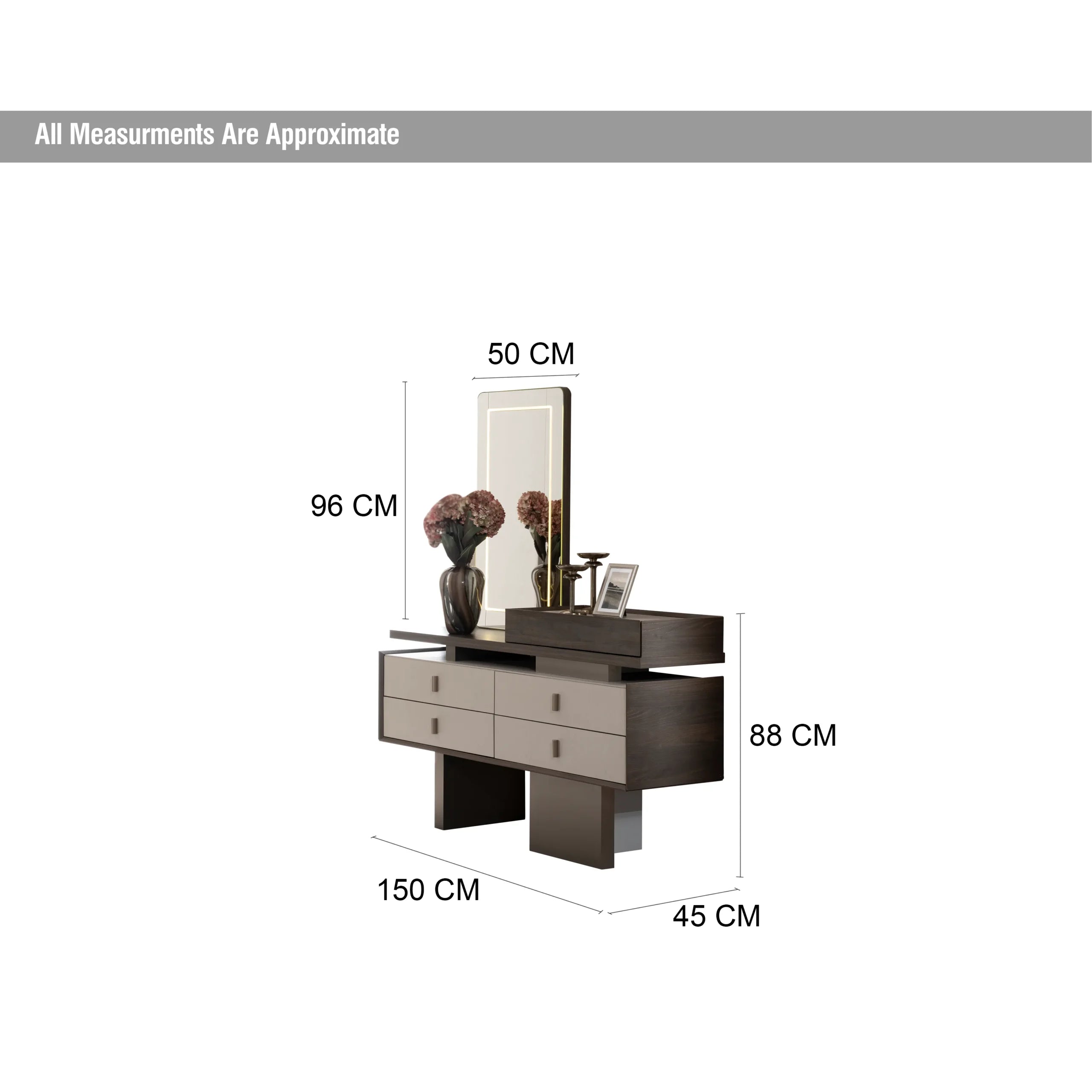 6 Pcs. King Bedroom Set (With Hydraulic Storage)