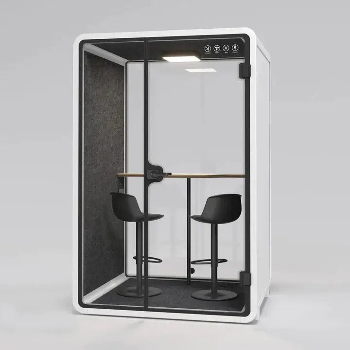Duo Silence Booth, Soundproof Eco-friendly Protect Privacy, Office Soundproof Booth-GCC Home Center