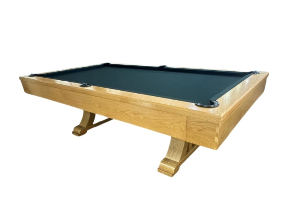Luxury Handicraft Pool Table – 8ft | Natural Oak Finish Drop Pocket