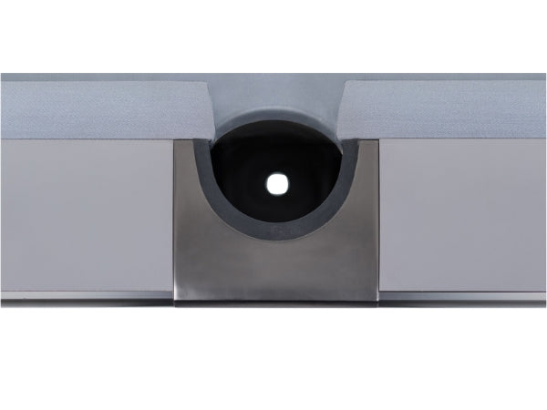 RASSON Wolf – 9ft Tournament Pool Table – Ball Return – Black/Silver Finish