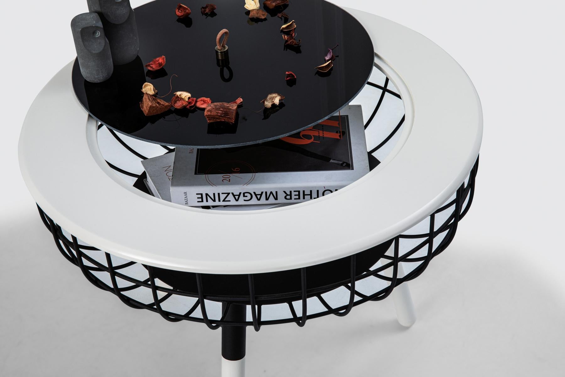 Storage Coffee Table White