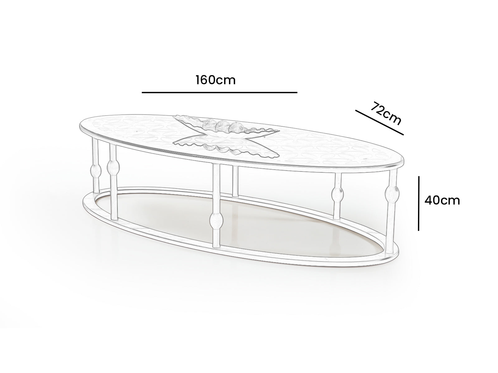 Coffee Table - Traditional Islamic Design