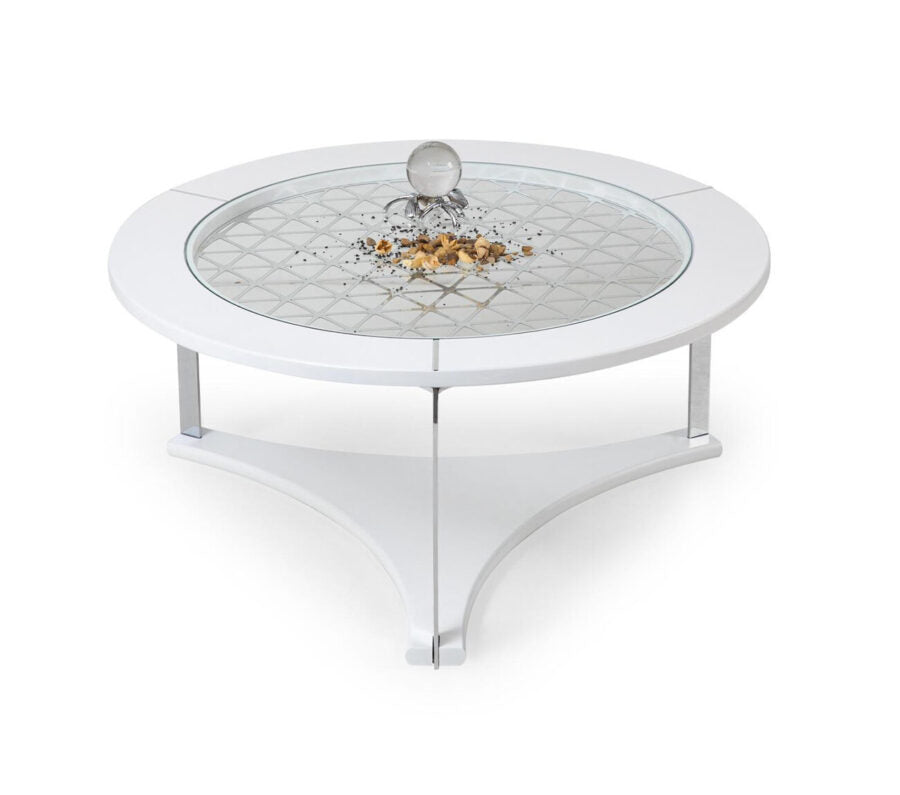 Engineered Wood Coffee Table - White