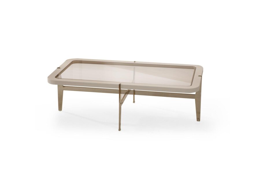 Coffee Table Cream - Glass Top