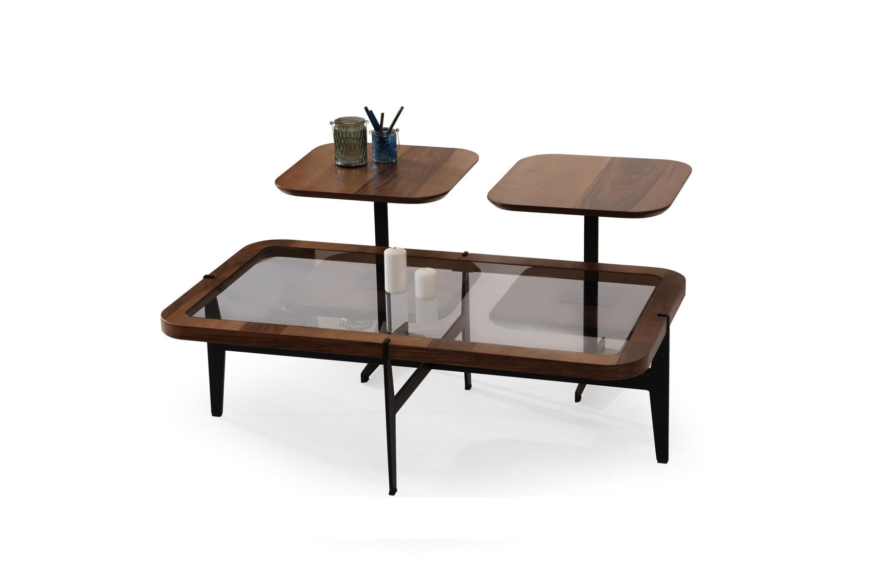 Coffee Table Cream - Glass Top